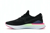 Фото № 3 с приближением к товару «‎Nike Epic React Flyknit 2 Black Sapphire Hyper Pink »