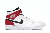 Фото № 1 с приближением к товару «‎Jordan 1 Mid White Black Gym Red»