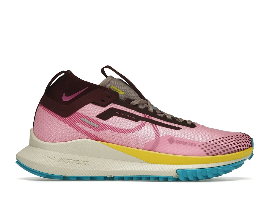 Фото № 1 с приближением к товару «‎Nike Pegasus Trail 4 Gore-Tex Night Maroon Coconut Milk Active Fuchsia »