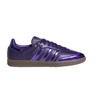 adidas Women's Samba OG Collegiate Purple Rush Gold - 1