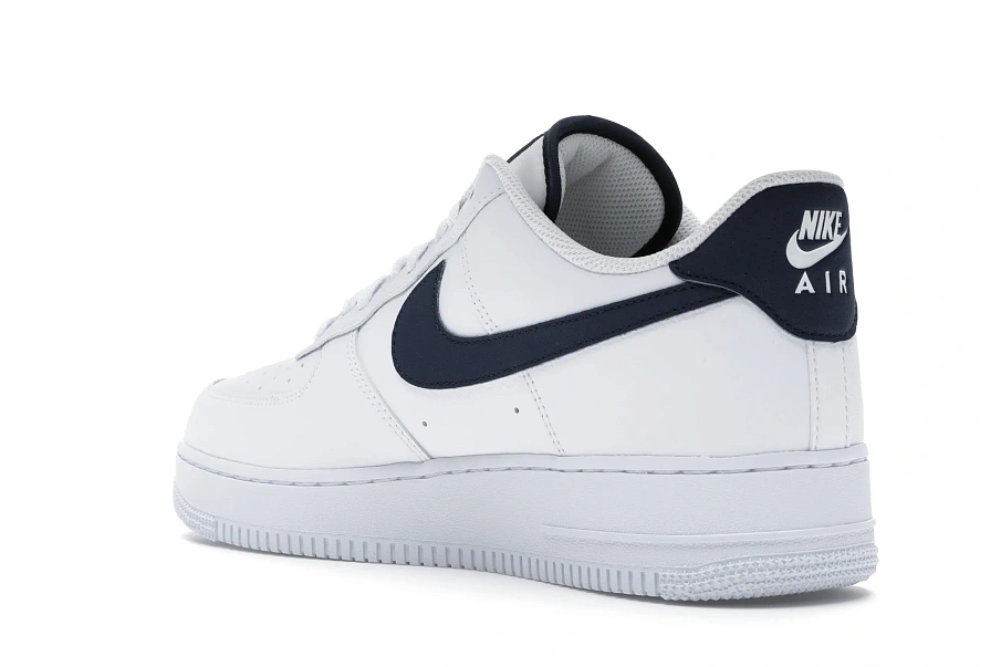 Фото № 6 с приближением к товару «‎Nike Air Force 1 Low White Midnight Navy (2020)»