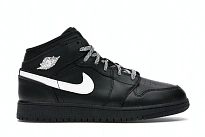 Фото № 1 с приближением к товару «‎Jordan 1 Mid Black White Speckle »