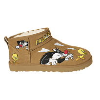 Фото № 1 с приближением к товару «‎Palace x Looney Tunes x UGG Classic Ultra Mini Boot Chestnut»