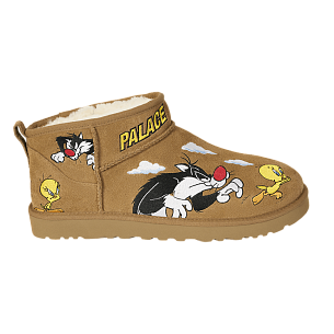Palace x Looney Tunes x UGG Classic Ultra Mini Boot Chestnut