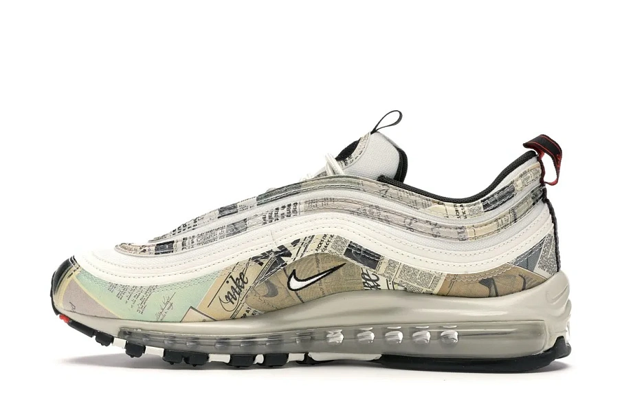 Фото № 5 с приближением к товару «‎Nike Air Max 97 Newspaper»