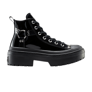 Converse Women's Chuck Taylor All Star Lugged Heel Platform High Black Patent (A15662C)