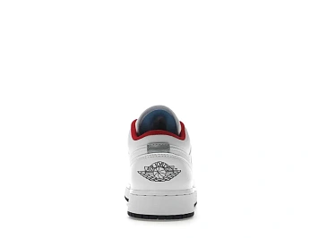 Jordan 1 Low White Gym Red Black (553560-164) - 4