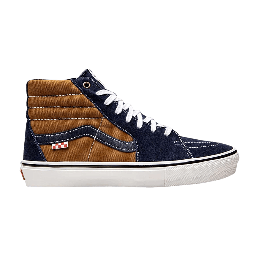 Фото № 1 с приближением к товару «‎Dane Reynolds x Vans Skate Sk8-Hi Navy Golden Brown»