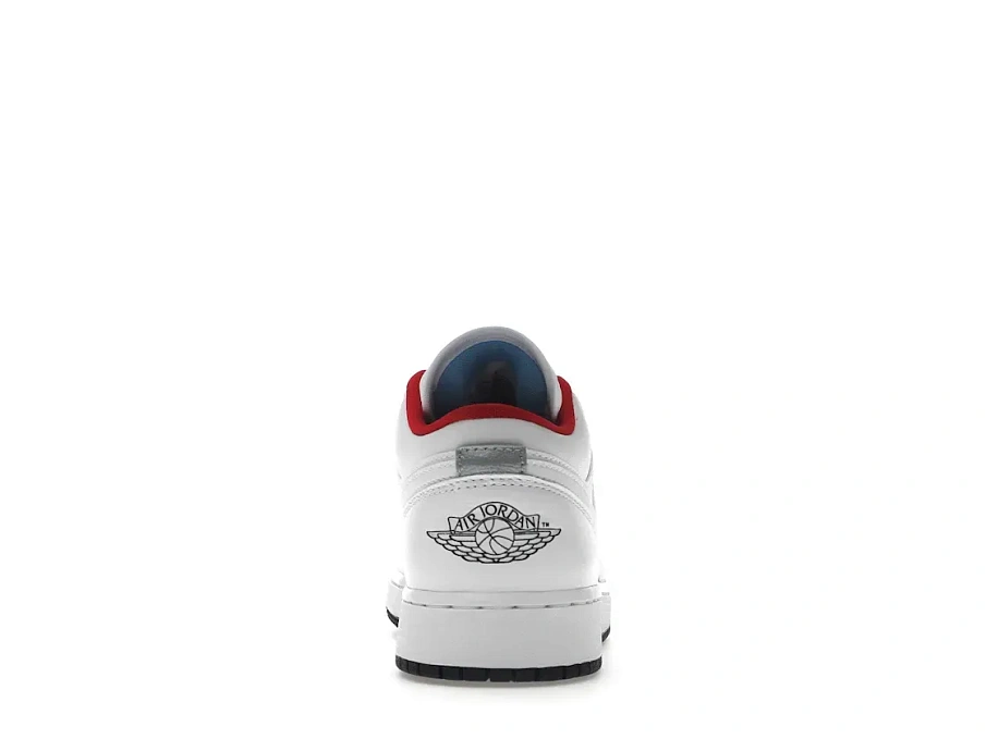 Фото № 4 с приближением к товару «‎Jordan 1 Low White Gym Red Black »