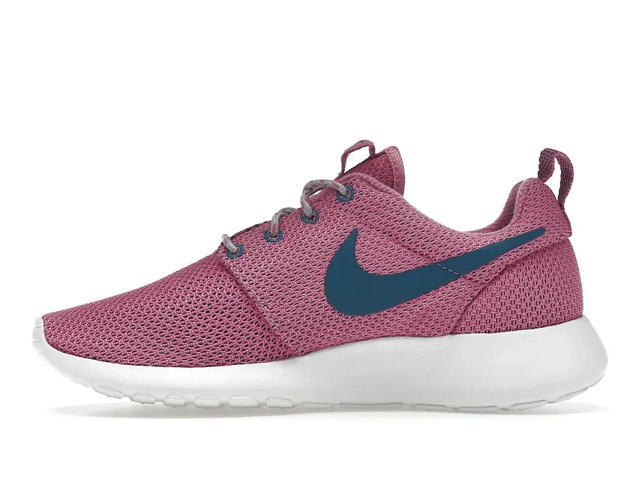 Фото № 3 с приближением к товару «‎Nike Roshe Run Red Violet Green Abyss »