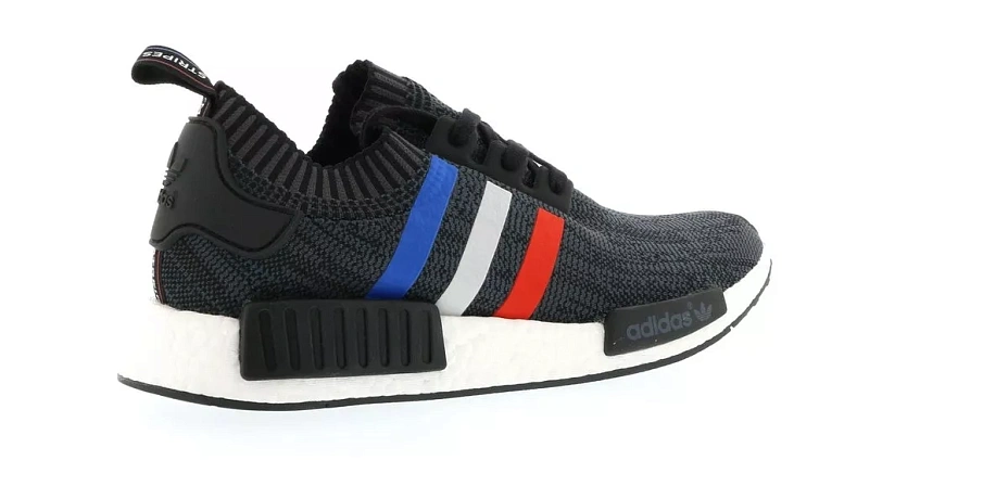 Фото № 6 с приближением к товару «‎adidas NMD R1 Tri Color Stripes Black»