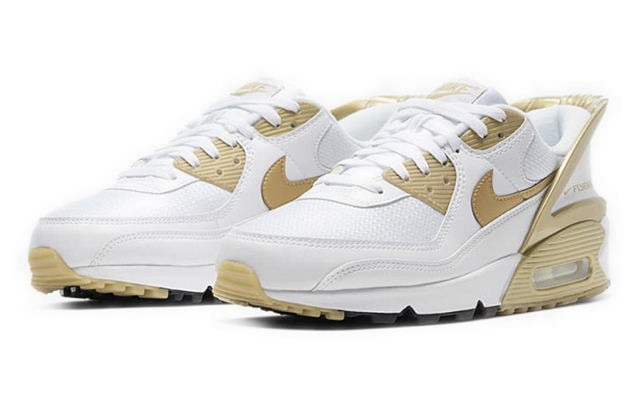 Фото № 3 с приближением к товару «‎Nike Air Max 90 Flyease 'Metallic Gold'»