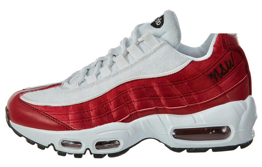Фото № 1 с приближением к товару «‎Nike Wmns Air Max 95 LX "NSW" Low-Top Running Shoes WhiteRed»