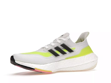 adidas Ultra Boost 21 White Solar Yellow - 3
