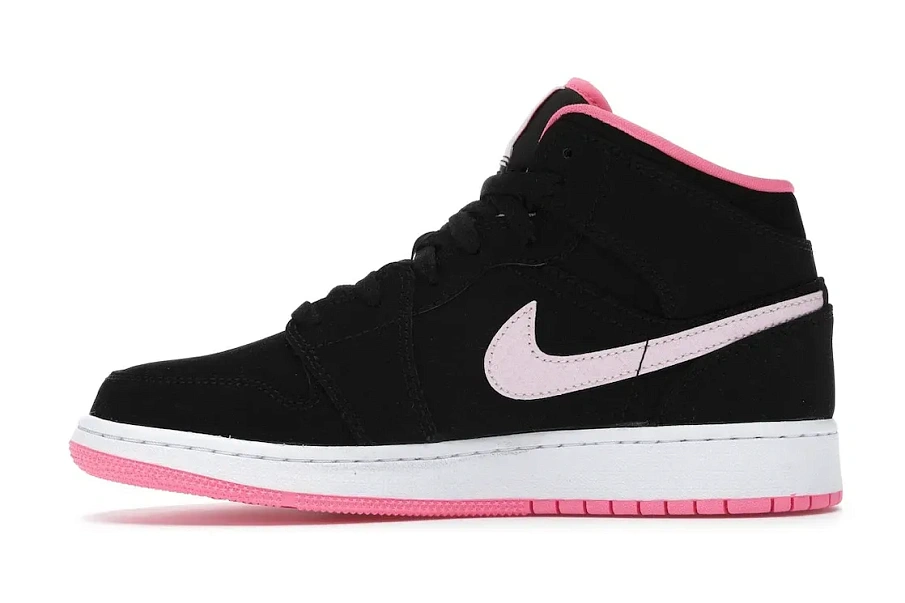Фото № 3 с приближением к товару «‎Jordan 1 Mid Black Digital Pink »