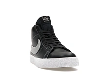 Фото № 2 с приближением к товару «‎Nike SB Zoom Blazer Mid Mason Silva Dark Obsidian Metallic Silver»