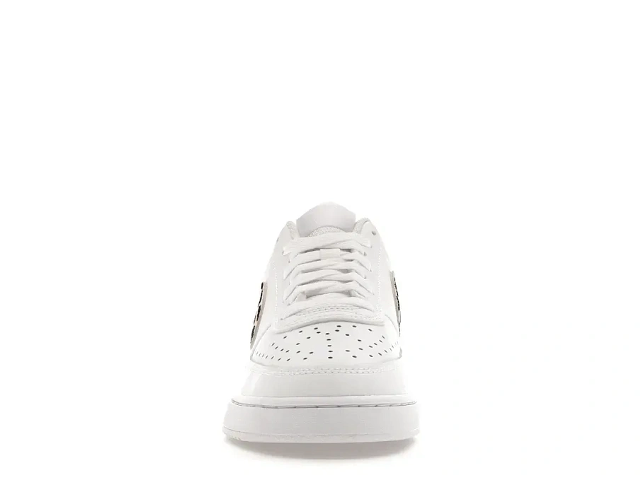 Фото № 2 с приближением к товару «‎Nike Court Vision Low Leopard Swoosh White »