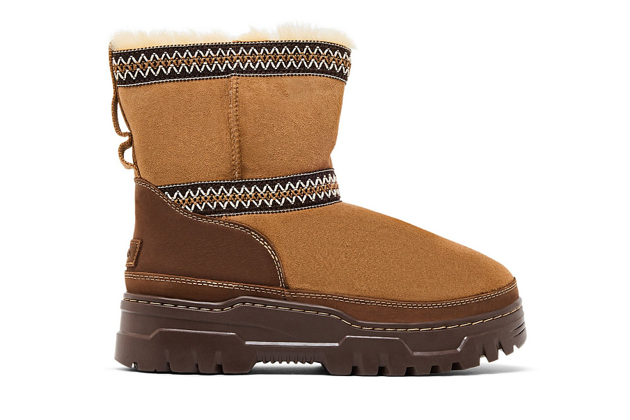 Фото № 2 с приближением к товару «‎UGG Classic Mini TrailGazer Chestnut»