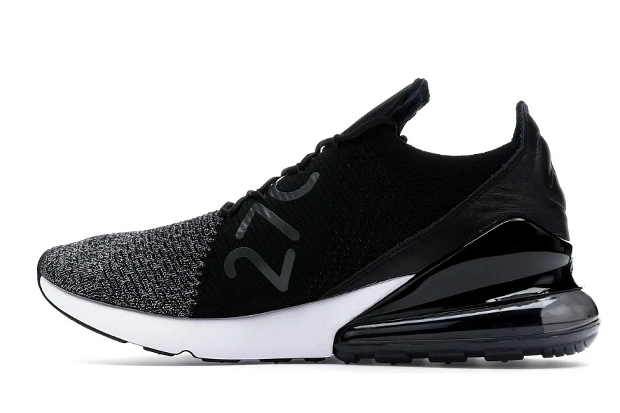 Фото № 6 с приближением к товару «‎Nike Air Max 270 Flyknit Black White»