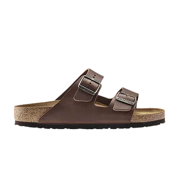 Birkenstock Arizona Leather Vintage Wood Roast