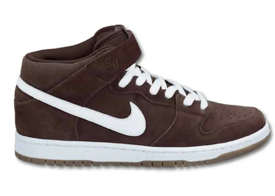 Фото № 1 с приближением к товару «‎Nike SB Dunk Mid Baroque Brown White Gum»