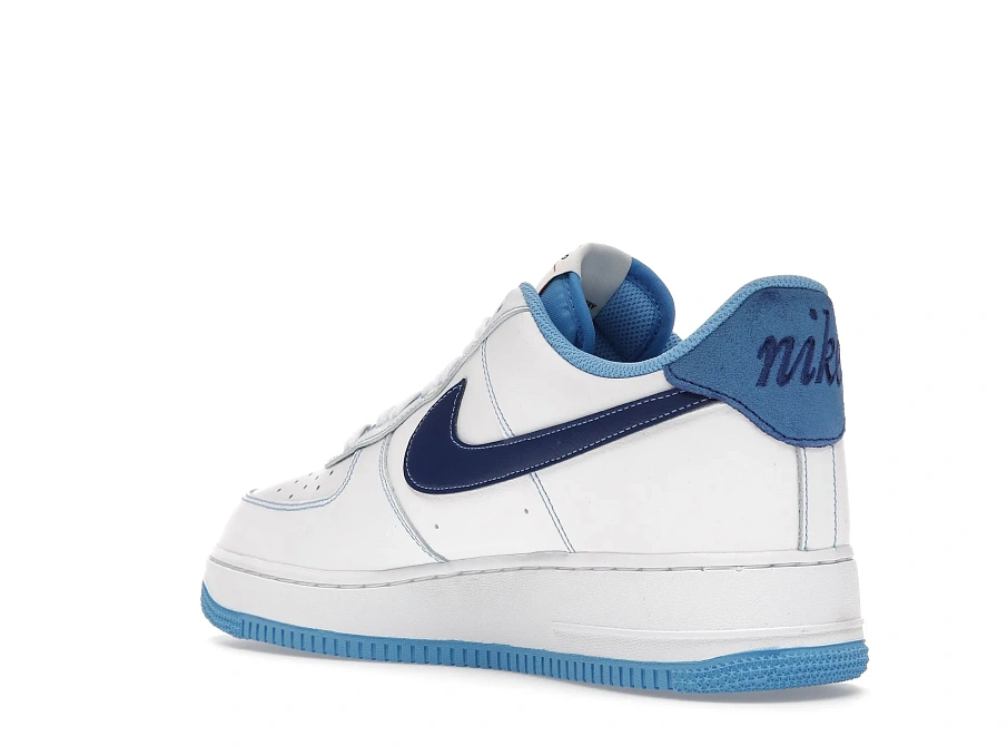 Фото № 6 с приближением к товару «‎Nike Air Force 1 Low First Use White University Blue»
