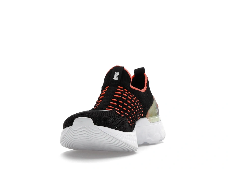 Фото № 4 с приближением к товару «‎Nike React Phantom Run Flyknit Premium Black Bright Mango »