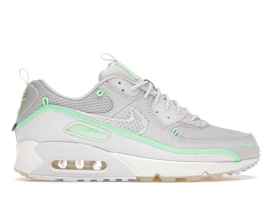 Фото № 1 с приближением к товару «‎Nike Air Max 90 Sail Neon Green»