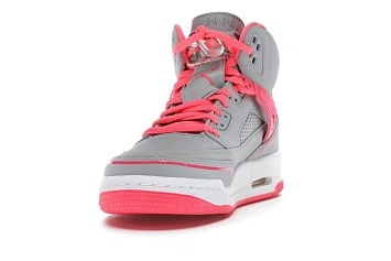 Jordan Spizike Wolf Grey Racer Pink  - 2