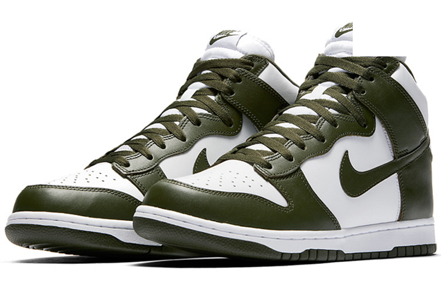 Фото № 2 с приближением к товару «‎Nike Dunk High Retro "Cargo Khaki" 2017 Sneakers Green»