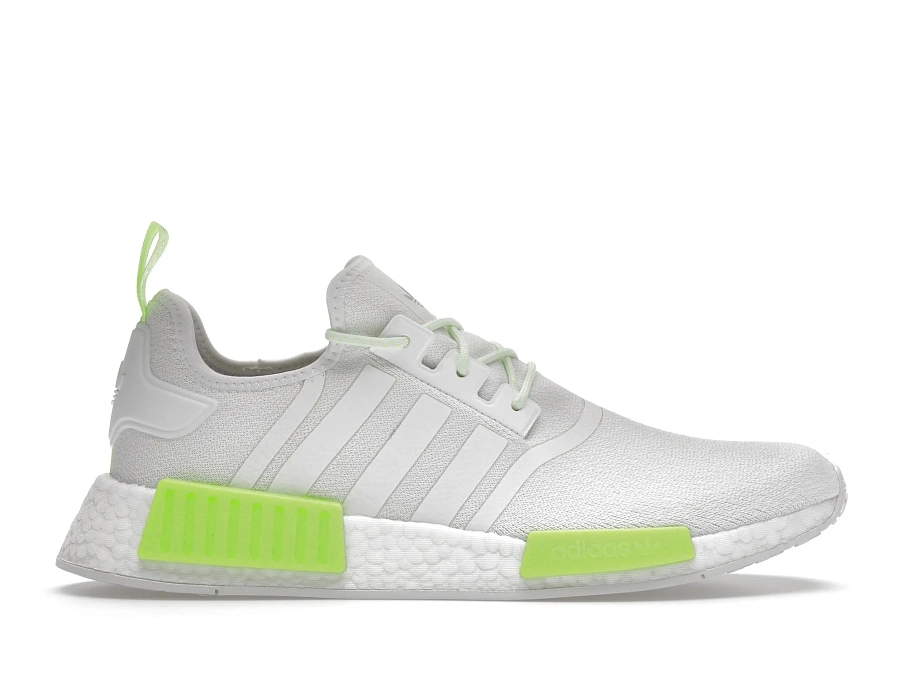 Фото № 1 с приближением к товару «‎adidas NMD R1 Crystal White Solar Green»