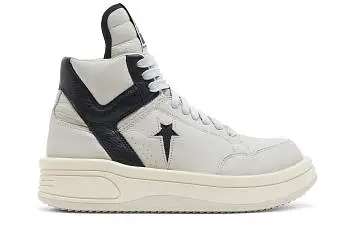 Rick Owens x Converse DRKSHDW TURBOWPN Mid Oyster Black - 2