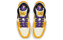Фото № 4 с приближением к товару «‎Nike Air Jordan 1 Mid SE Lakers»