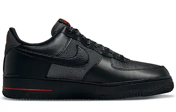 Nike Air Force 1 Low Sneakers BlackRed - 3