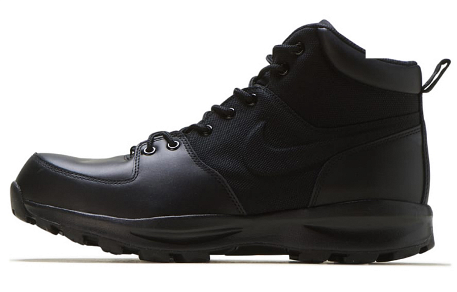 Фото № 1 с приближением к товару «‎Nike ACG Manoa Leater TXT High-Top Running Shoes Black»
