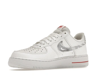 Nike Air Force 1 Low Topography Pack White University Red (DH3941-100) - 4