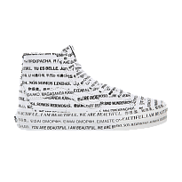 Фото № 1 с приближением к товару «‎Vans Sk8-Hi Tapered We Are Beautiful - White»