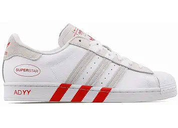adidas Superstar Extended 3-Stripes White Red (GY0995)