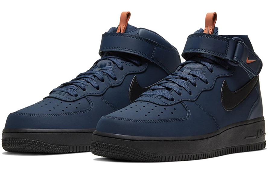 Фото № 3 с приближением к товару «‎Nike Air Force 1 Mid 'Obsidian'»