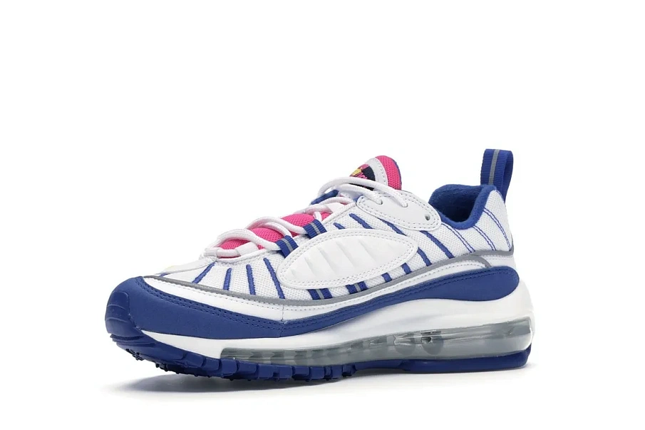 Фото № 2 с приближением к товару «‎Nike Air Max 98 White Indigo Force »