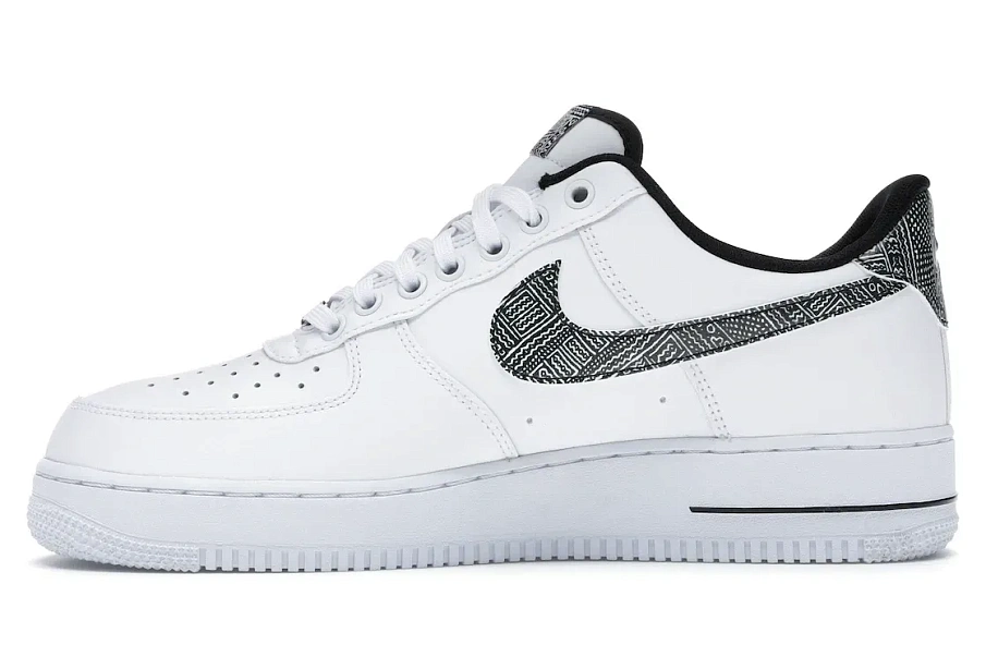 Фото № 3 с приближением к товару «‎Nike Air Force 1 Low '07 White Metallic Silver»