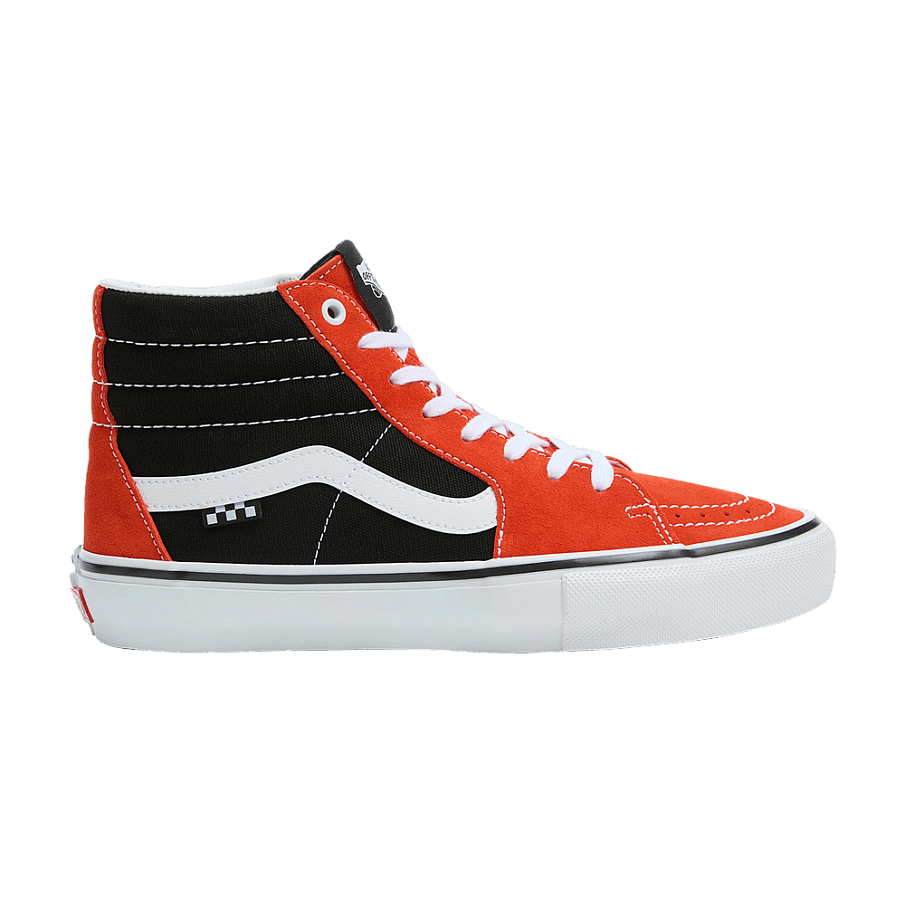 Фото № 1 с приближением к товару «‎Vans Skate Sk8-Hi Red Black»