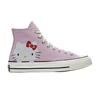Фото № 1 с приближением к товару «‎Hello Kitty x Converse Chuck 70 Canvas Hi Top Prism Pink»
