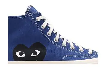 Comme des Garçons PLAY x Converse Chuck 70 High Blue Quartz - 3