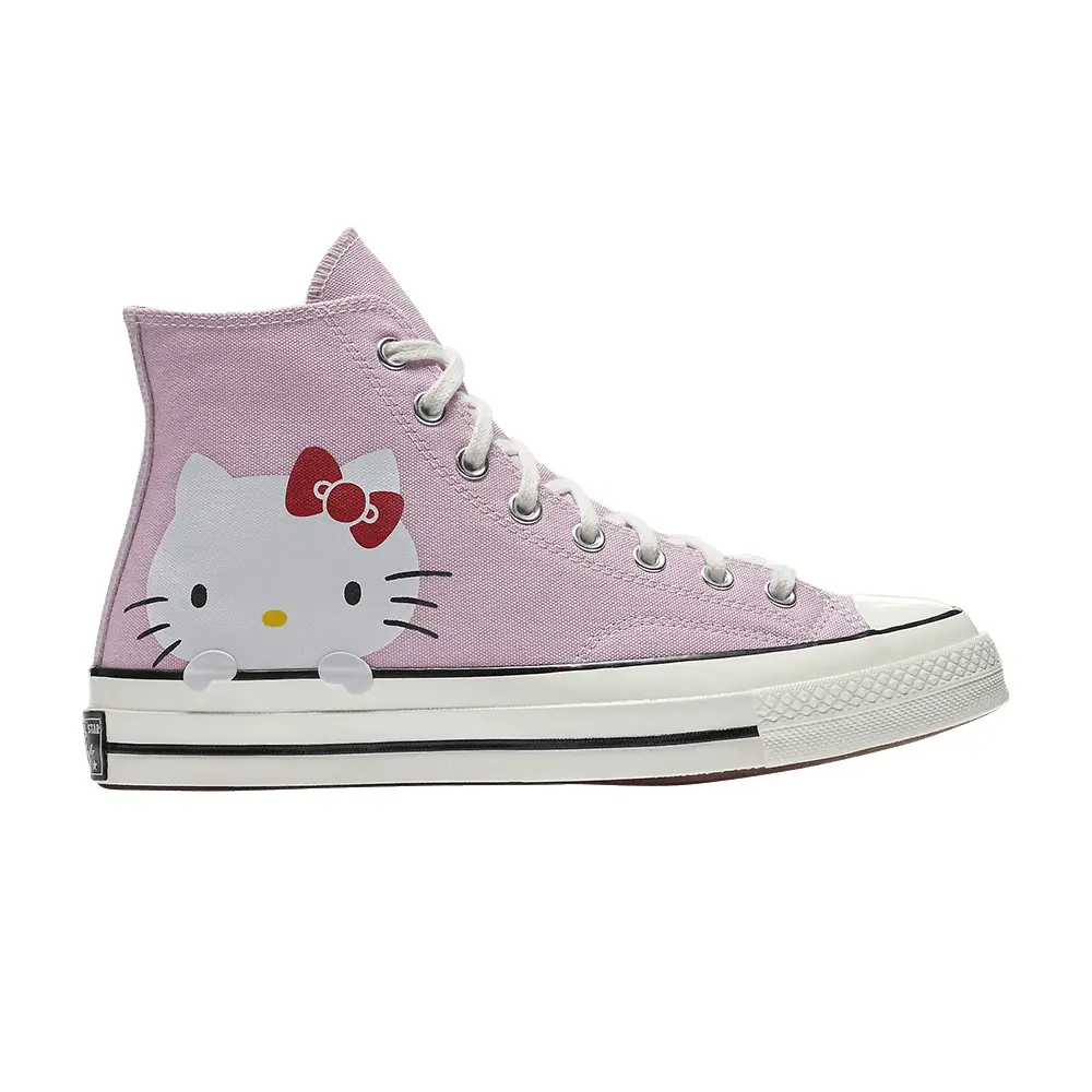 Hello Kitty x Converse Chuck 70 Canvas Hi Top Prism Pink - 1