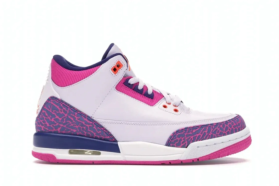 Фото № 1 с приближением к товару «‎Jordan 3 Retro Barely Grape »