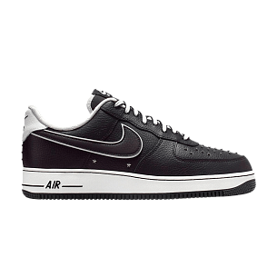 Nike Air Force 1 07 Premium Black White Metallic Dark Grey