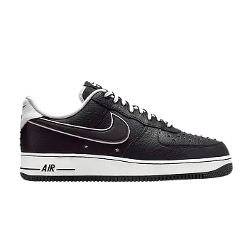 Nike Air Force 1 07 Premium Black White Metallic Dark Grey