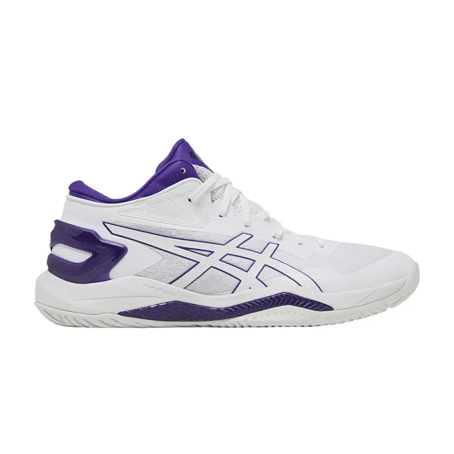 Фото № 1 с приближением к товару «‎ASICS Gel Burst 27 White Gentry Purple (1063A066-101)»