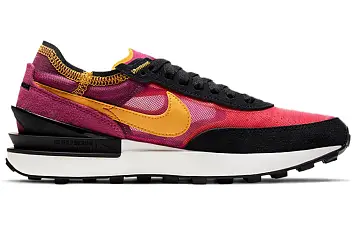 Nike Waffle One "Active Fuchsia" For Women BlackPurpleGold - 3